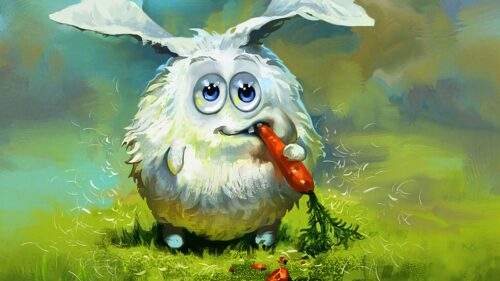 Hare, Rabbit, Art Wallpapers Free Download (2)