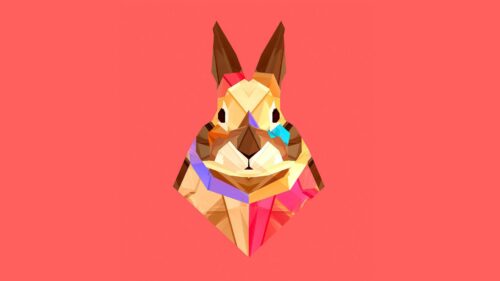 Hare, Rabbit, Multicolored, Spots Wallpapers Free Download