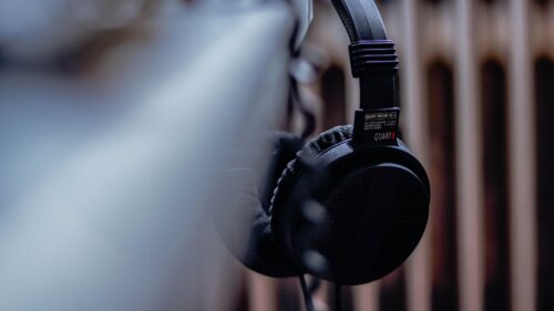 Headphones, Black, Music Wallpapers Free Download