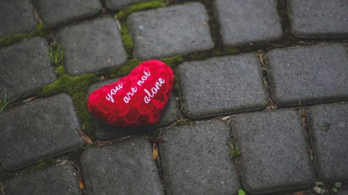 Heart, Inscription, Tile Wallpapers Free Download