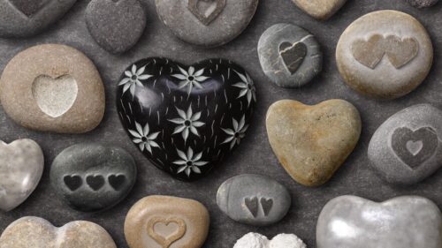 Heart, Rocks, Attributes, Crafts, Love Wallpapers Free Download