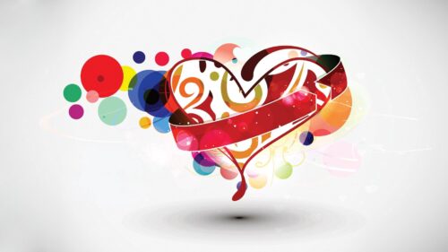 Heart, Shape, Circles Wallpapers Free Download