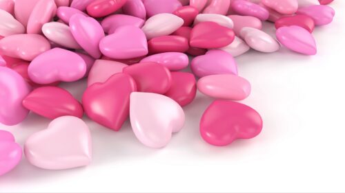 Heart, Shape, Pink Wallpapers Free Download