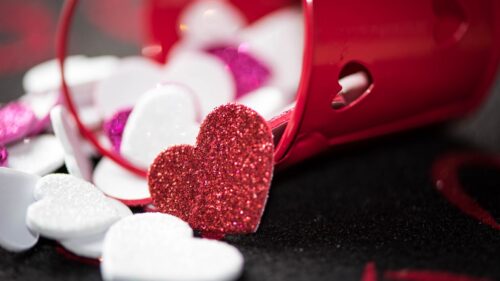 Heart, Sparkles, Glitter Wallpapers Free Download