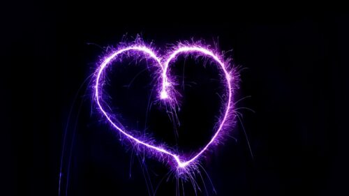 Heart Sparks, Shape, Shine Wallpapers Free Download