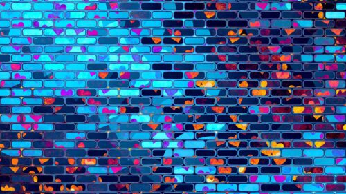 Hearts, Heart, Brick Wallpapers Free Download