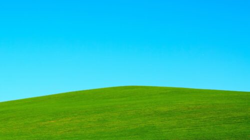 Hill, Lawn, Sky Wallpapers Free Download