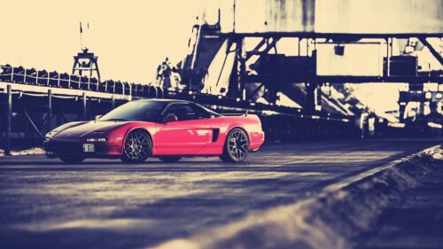 Honda Nsx, Red, Side View Wallpapers Free Download