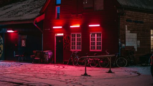 House, Bicycles, Winter HD Wallpapers Free Download