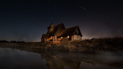 House, River, Shore HD Wallpapers Free Download