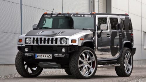 Hummer H2, Side View HD Wallpapers Free Download