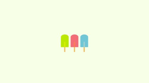 Ice Cream, Minimalism, Art Desktop Wallpapers Free Download