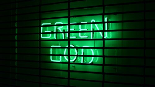 Inscription, Neon, Green Free Wallpapers Download