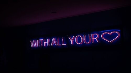 Inscription, Text, Wall, Neon Free Wallpapers Download