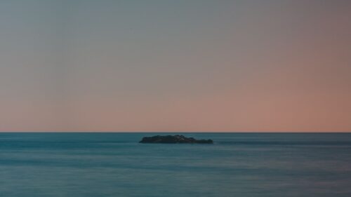 Island, Sea, Horizon Free Wallpapers Download