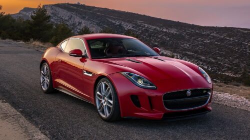 Jaguar F, Type Red, Side View HD Wallpapers