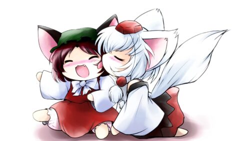 Kids Fox, Tail Ears, White HD Wallpapers for PC