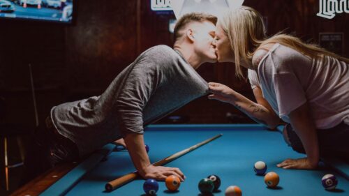 Kiss, Love, Billiards HD Wallpapers for PC
