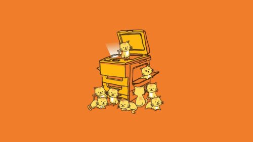 Kittens, Printer, Much HD Wallpapers for Windows