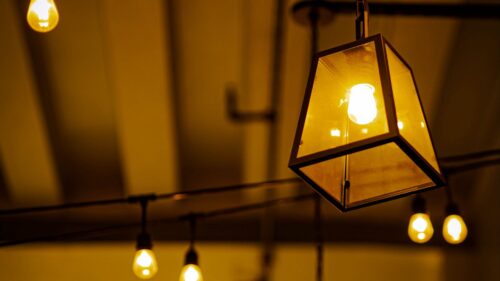Lanterns Light, Bulbs, Garlands Great Wallpapers Download