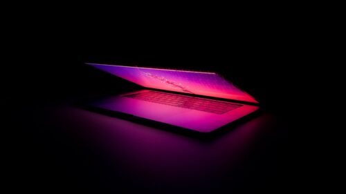 Laptop, Keyboard, Glow Great Wallpapers Download