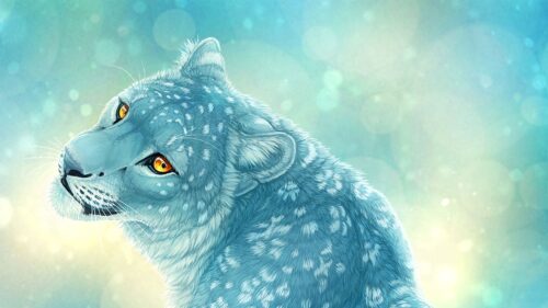 Leopard Art, Snow, Leopard Great Wallpapers Download