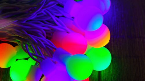 Light Bulbs, Colorful, Wires Free Wallpapers Download For Desktop