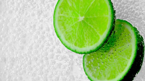 Lime, Slices, Bubbles Free Wallpapers Download For Desktop