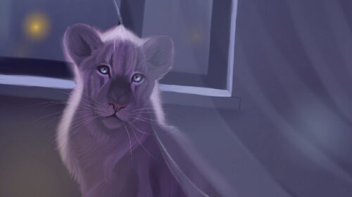 Lion, Window, Art Free Wallpapers Download For PC