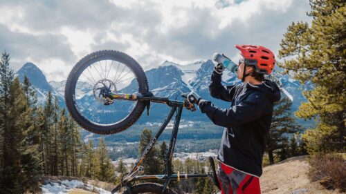 Man, Mountain, Bike Free Wallpapers Download