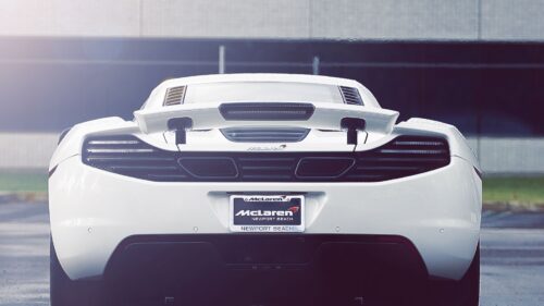 Mclaren MP4, Supercar, Rear View Free Wallpapers Download