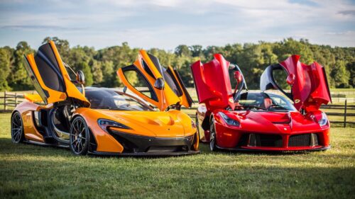 Mclaren P1, Ferrari, Laferrari Free Wallpapers Download
