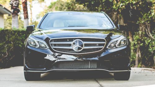 Mercedes Benz, Front View, Logo Free Wallpapers Download