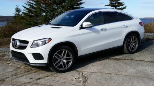 Mercedes Benz, Gle, Coupe, White, Side View Free Wallpapers Download