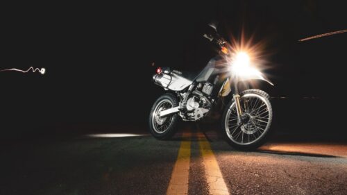 Motorcycle, Asphalt, Headlights Download Free HD Wallpapers For Desktop