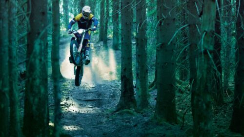 Motorcycle, Racer, Wood, Jump, Extreme Download Free HD Wallpapers For Desktop