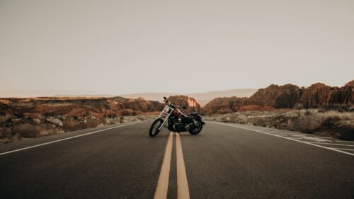 Motorcycle, Road, Marking Download Free HD Wallpapers For Desktop