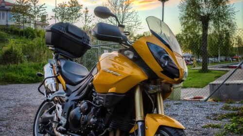Motorcycle, Wheels, Yellow Download Free HD Wallpapers