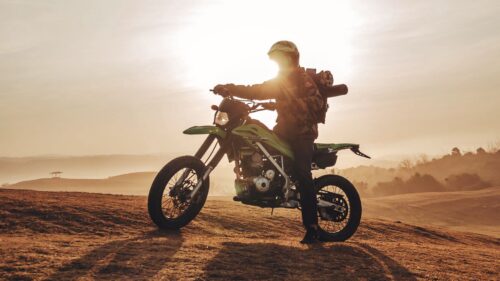 Motorcyclist, Motorcycle, Dawn Download Free HD Wallpapers