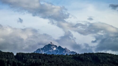Mountain, Peak, Clouds Download Free HD Wallpapers
