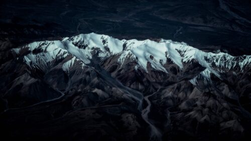 Mountains, Peaks, Aerial View Free HD Wallpapers Download