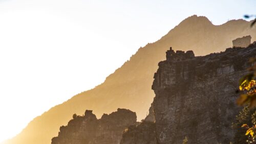 Mountains, Rocks, Bushes Free HD Wallpapers Download
