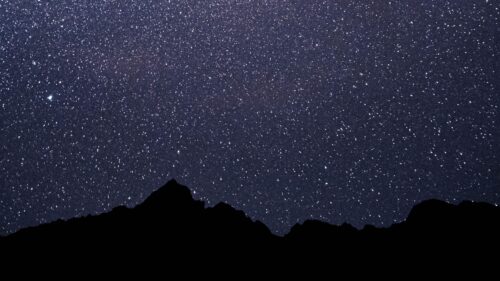 Mountains, Starry, Sky, Night Free HD Wallpapers Download
