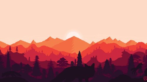 Mountains, Sunset, Landscape Free HD Wallpapers Download