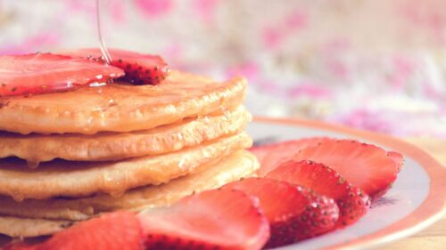 Muffin, Strawberry, Honey, Breakfast Free HD Wallpapers Download