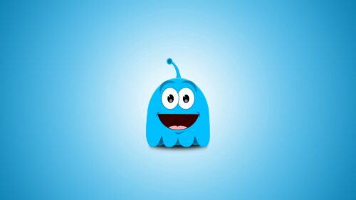 Muzzle, Blue, Vector, Funny Desktop Wallpapers Free Download