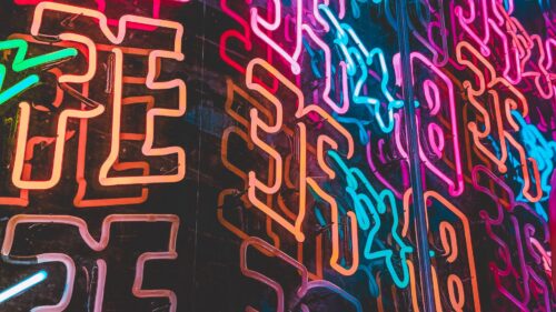 Neon, Backlight, Letters Wallpapers Free Download
