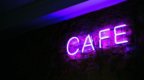 Neon, Inscription, Cafe Wallpapers Free Download