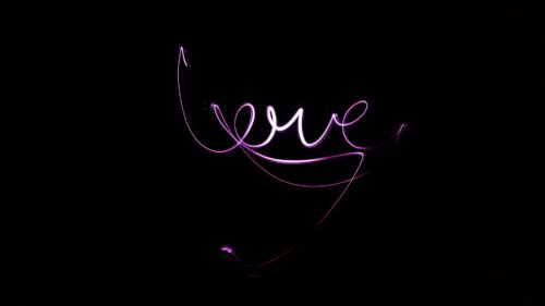 Neon, Love, Inscription Wallpapers Free Download