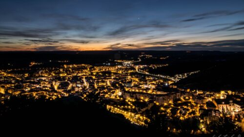 Night City, Aerial View, Dark Wallpapers Free Download